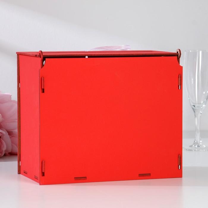 Семейный банк Семейный банк "Вместе навсегда", 24х14х20 см, Красный