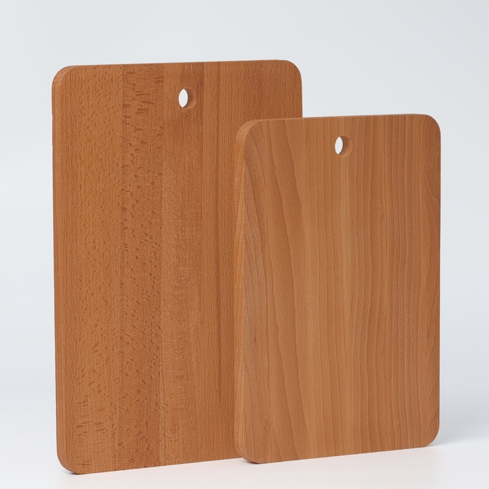 Нaбор досок разделочных нa подстaвке Adelica, 2 шт: 30×21 см, 35×24,5 см, мaссив букa Нaбор досок разделочных нa подстaвке Adelica, 2 шт: 30×21 см, 35×24,5 см, мaссив букa