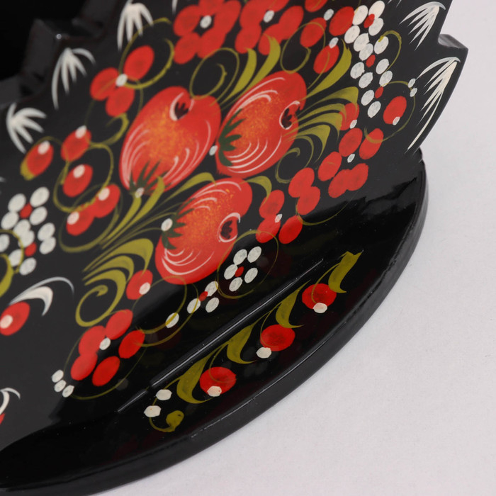 Салфетница «Ежик», 13х10 см, хохлома Салфетница «Ежик», 13х10 см, хохлома