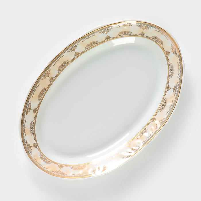 Блюдо фарфоровое овальное «Надежда», 31,5 см Блюдо фарфоровое овальное «Надежда», 31,5 см