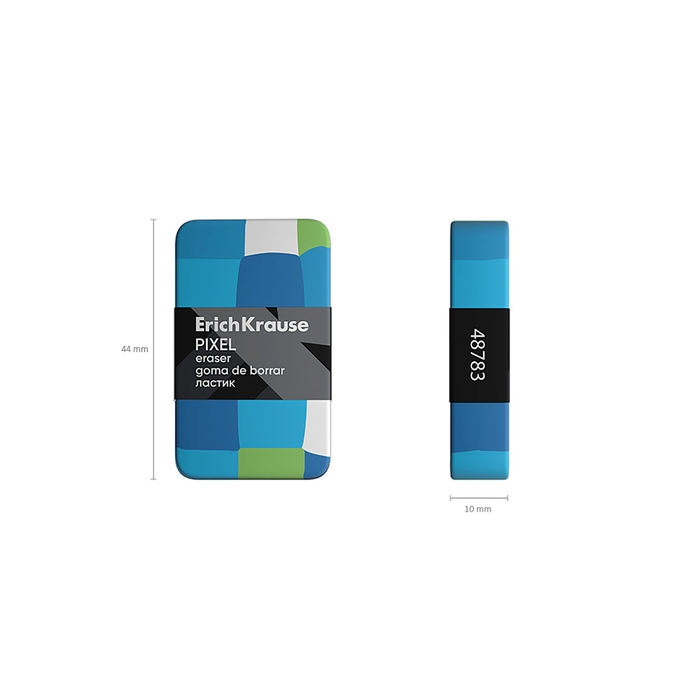 Ластик ErichKrause  Ластик ErichKrause "Pixel", мягкий, гипоаллергенный, микс (цена за шт)