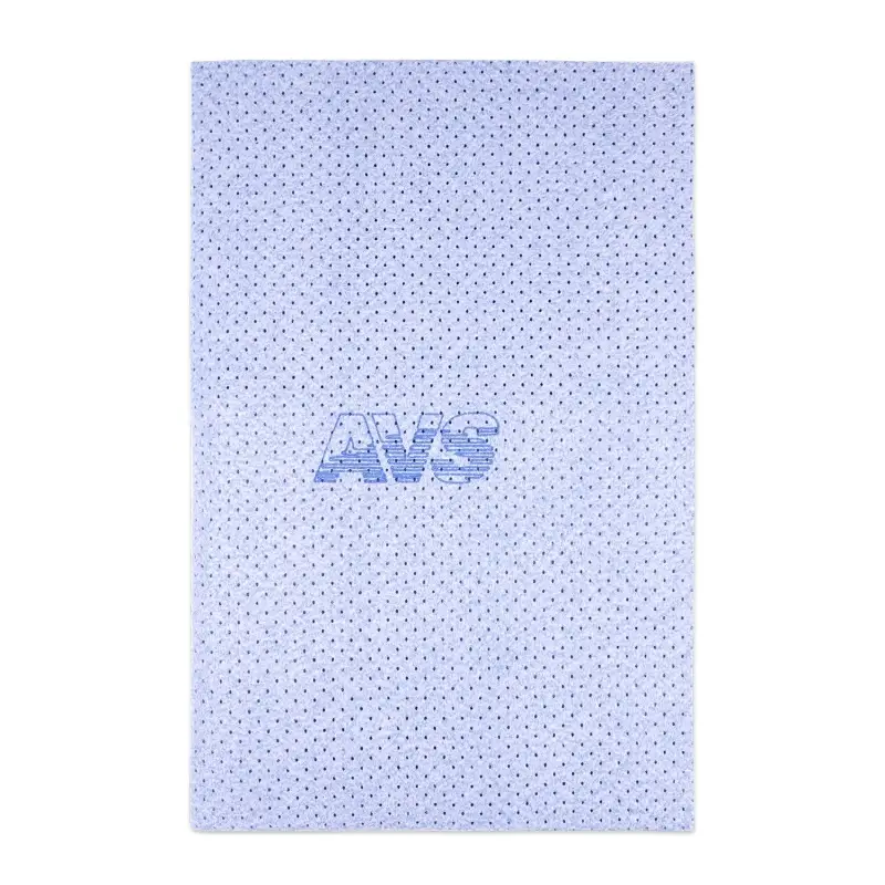 Замша искусственная с перфорацией AVS BCH-4055 (40*55 см) (голубая)