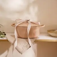 Кастрюля чугунная SL Home, 4.2 л, d=24.5 см, h=11 см, с крышкой, эмалированное покрытие, индукция, бежевая