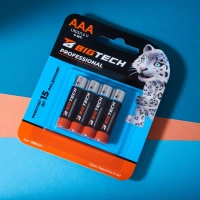 Батарейка BigTech Professional ААA/LR03 бл/4шт