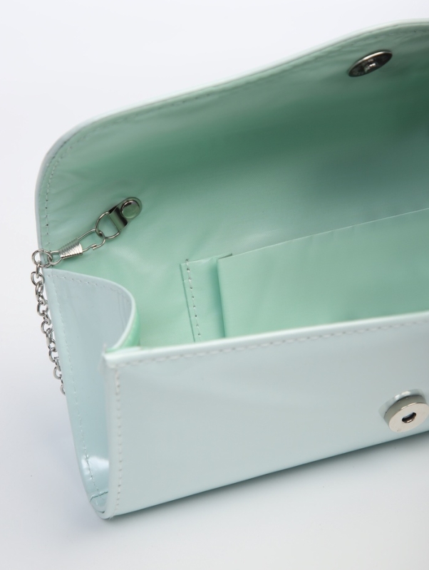 Сумка женская на магните, цвет бирюзовый