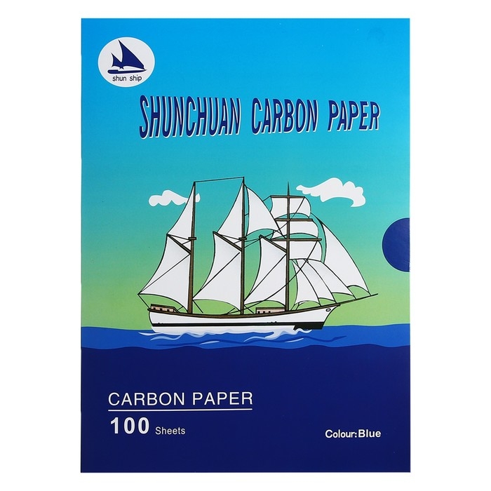 Бумага копировальная А4, 100 листов, синяя Бумага копировальная А4, 100 листов, синяя