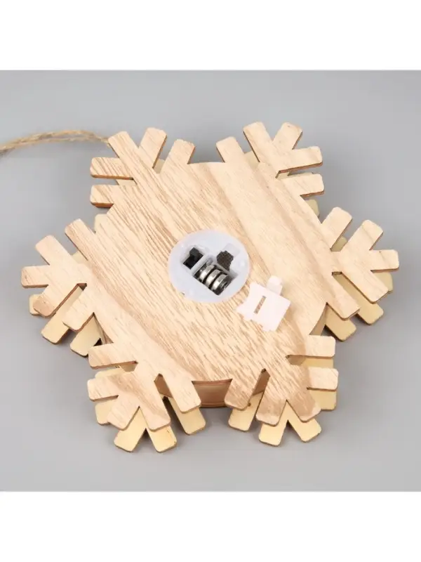 Ёлочная игрушка &laquo;Дед Мороз с подарками&raquo;, 15.5 см, 1 LED, от батареек, свечение тёплое белое