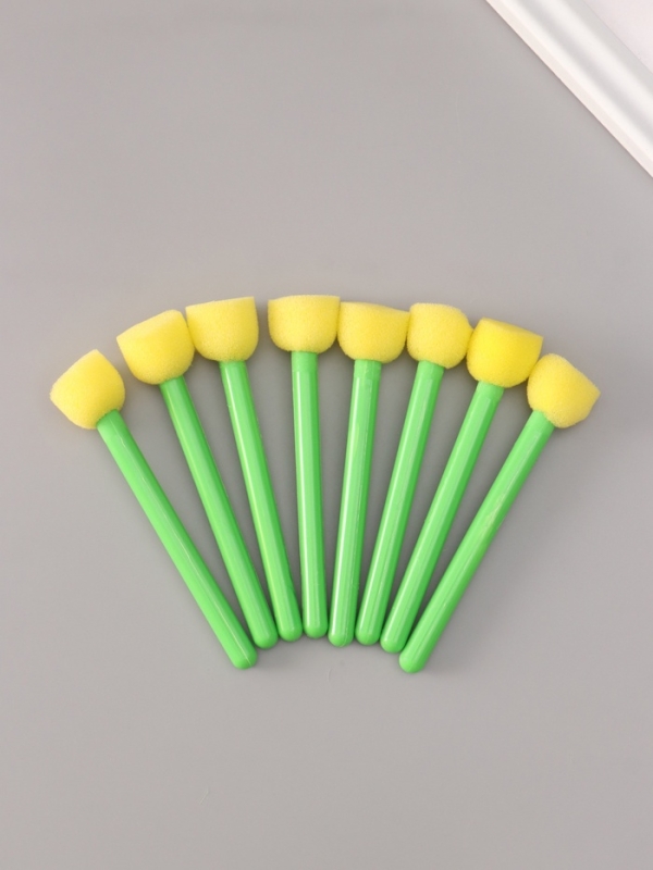 Набор кистей для рисования - спонжей, 8 шт 10х2 см Набор кистей для рисования - спонжей, 8 шт 10х2 см