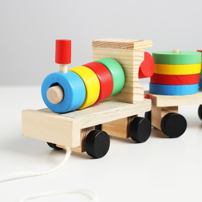 Конструктор  Конструктор "Паровоз" 4 фигуры