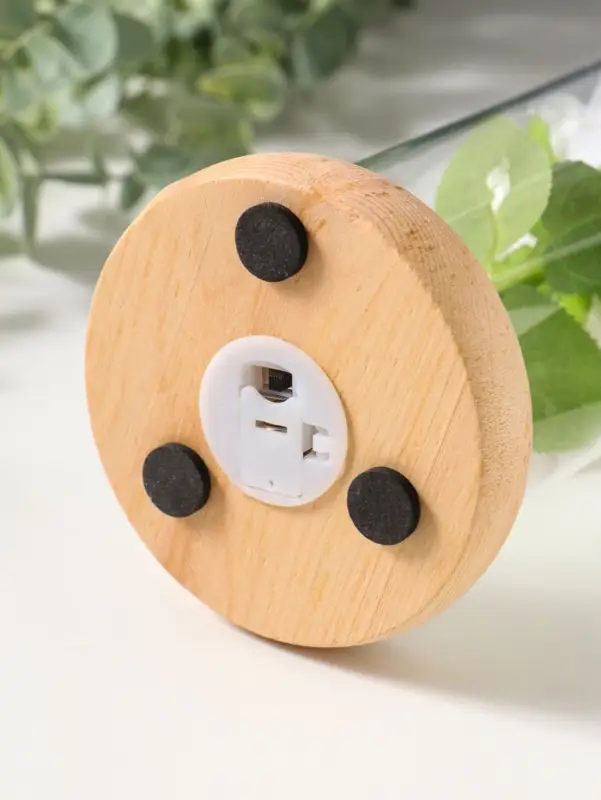 Фигурка световая колба RISALUX &laquo;Роза&raquo;, LED - ночник, 3&times;ААА, белый, 9.5&times;9.5&times;19.5 см