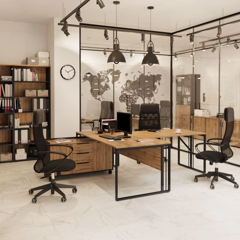 Экран к столам К-Loft 241P001 Ш1112 Графит