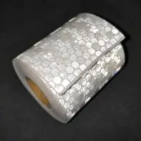 Светоотражающая лента, самоклеящаяся, белая, 5 см &times; 3 м