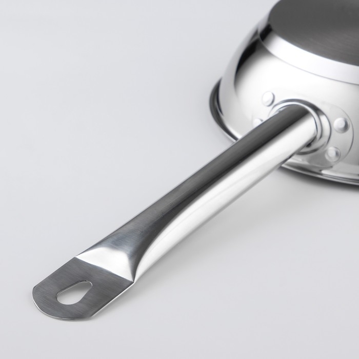 Сковорода «Общепит», d=20 см, толщина корпуса 0,6 мм, дно 3,5 мм, с теплораспределительным слоем, индукция Сковорода «Общепит», d=20 см, толщина корпуса 0,6 мм, дно 3,5 мм, с теплораспределительным слоем, индукция