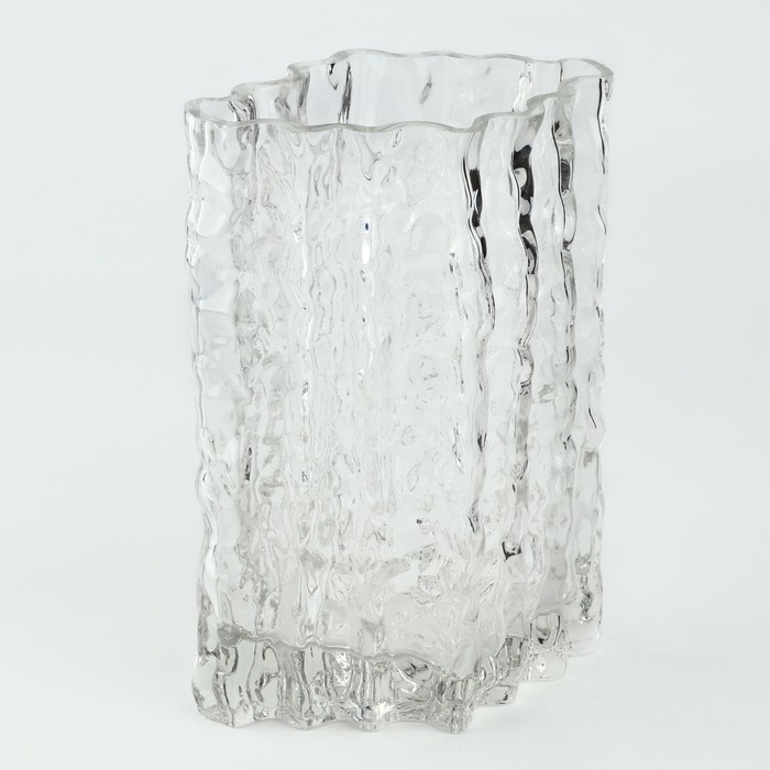 Ваза для цветов «Марбл» из прозрачного стекла 20,5×15,5×10 см Ваза для цветов «Марбл» из прозрачного стекла 20,5×15,5×10 см