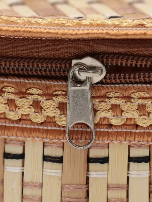 Корзина для хранения Доляна Nature, 14&times;14&times;13, бамбук