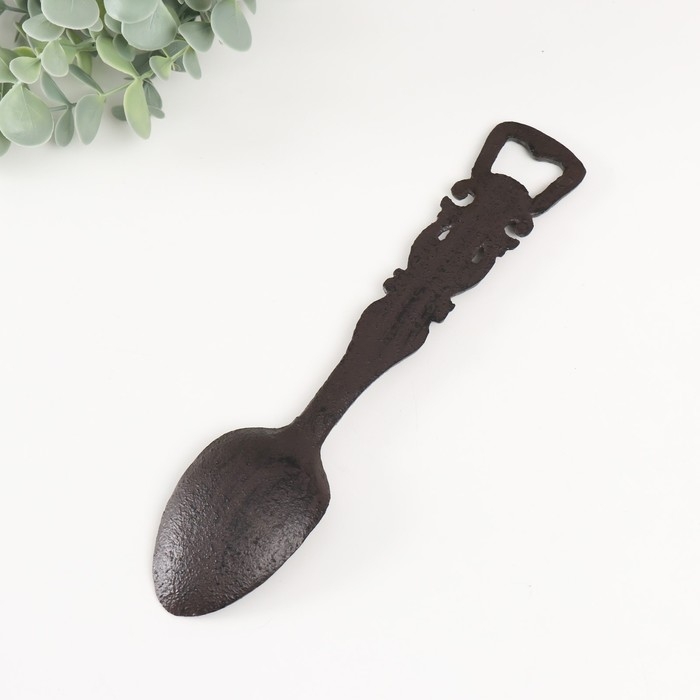 Сувенир чугун открывашка  Сувенир чугун открывашка "Ложка" 23,5х5х2,2 см
