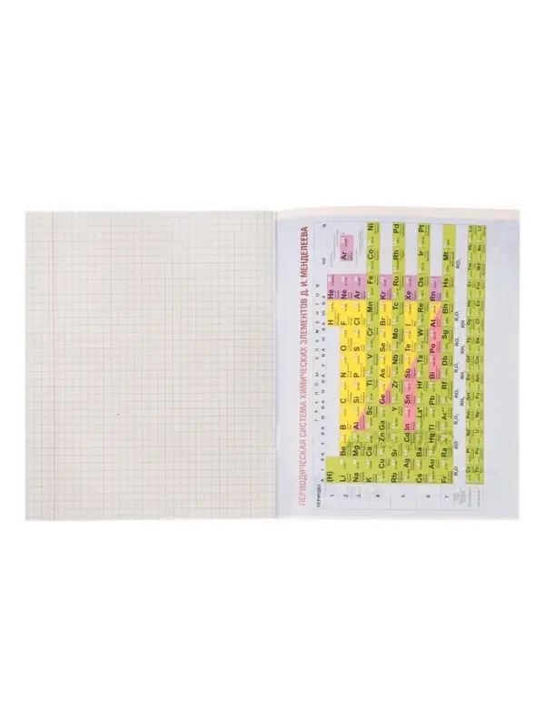 Предметная тетрадь по химии Calligrata &laquo;Животные мемы&raquo;, 36 листов, в клетку, со справочным материалом, обложка из мелованной бумаги