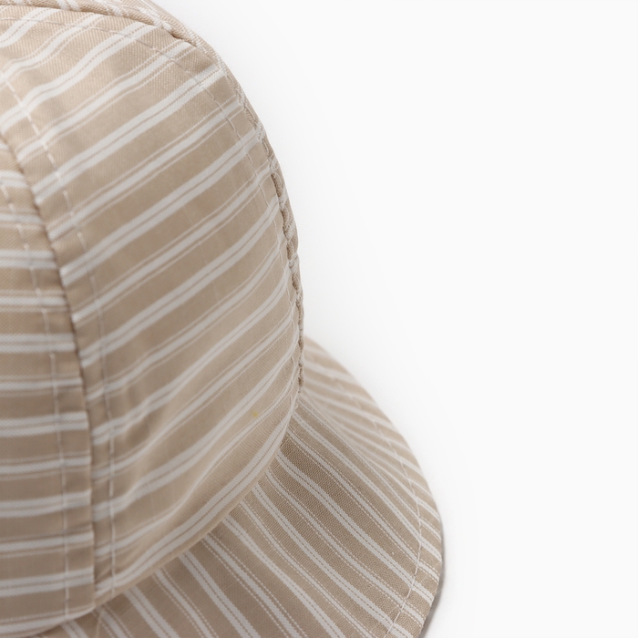 Панама детская Панама детская "Полосатик" MINAKU, цвет серый, р-р 46