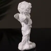 Фигурка гипс &laquo;Ангелы шепчутся&raquo;, 9&times;6.5&times;3.5 см, натуральный