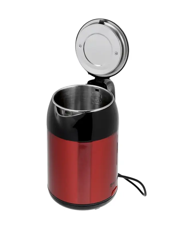 Чайник электрический Sakura SA-2168MBR, 1.8 л, металлический, чёрно-красный Чайник электрический Sakura SA-2168MBR, 1.8 л, металлический, чёрно-красный