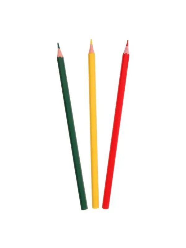 Карандаши Calligrata, цветные, 6 цветов, эконом, шестигранные, пластиковые