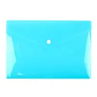 Папка-конверт на кнопке Calligrata, А5, 180 мкм, рифлёная, МИКС