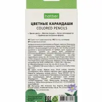 Карандаши 12цв, "ЭКО", Пэтс стори, Hatber, заточ, коробка, европодвес 66253