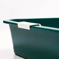 Туалет для кошек &laquo;Белла мини&raquo;, 35&times;26&times;6 см, с сеткой, пластик, зелёный