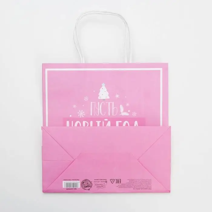Пакет подарочный новогодний «Пусть Новый год подарит сказку», 22 х 22 х 11 см Пакет подарочный новогодний «Пусть Новый год подарит сказку», 22 х 22 х 11 см