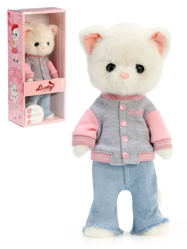 Мягкая игрушка "Lucky Sophie: Городской шик", с каркасом, 37 см LK01/125