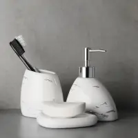 VETTA Дозатор для жидкого мыла Marble, керамика, 2 цвета