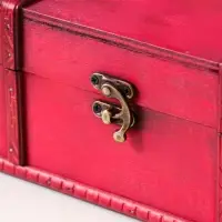 Шкатулка для украшений &laquo;Сундучок. Средневековье&raquo;, дерево, с клёпками, 9.5&times;22&times;15.5 см