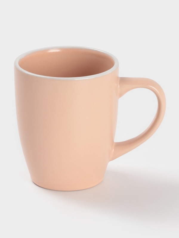 Кружка Доляна Кружка Доляна "Кремовое облако" 340мл 13х8,5х10,5, цвет кремовый