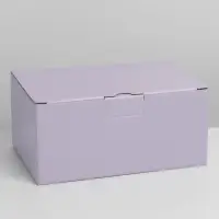 Коробка подарочная складная, упаковка, &laquo;Лавандовая&raquo;, 26 х 19 х 10 см
