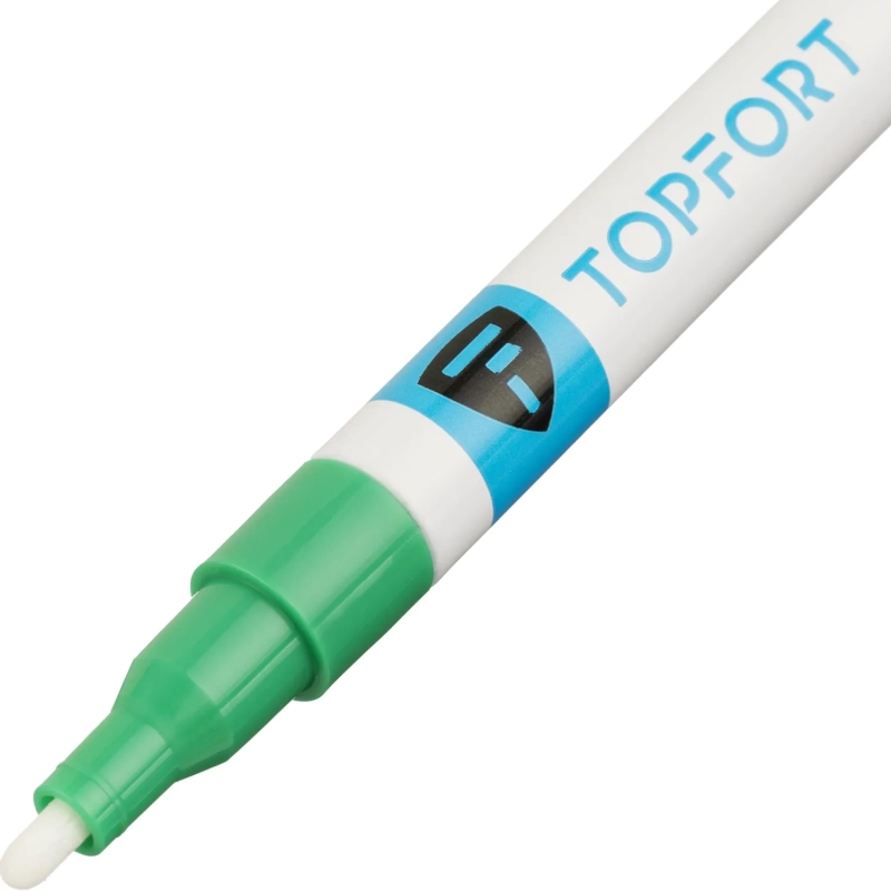 Маркер лаковый Topfort Industrial Plus 2 мм зеленый