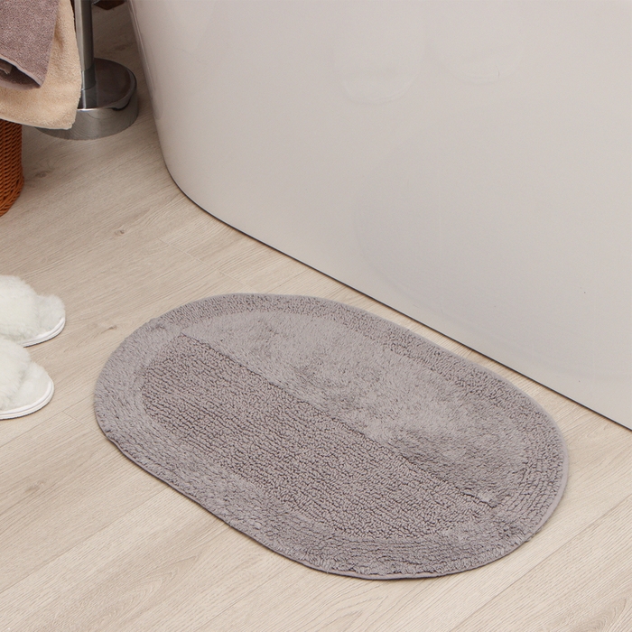 Коврик Этель цв.серый 40*60 см, 100% хл Коврик Этель цв.серый 40*60 см, 100% хл