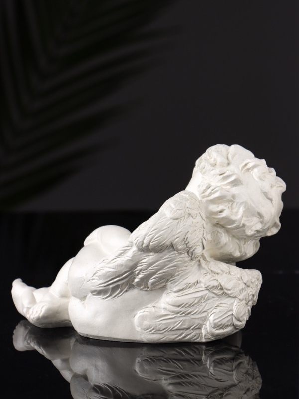 Фигура "Ангел с сердцем" 14х10х7 см, перламутр