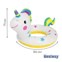 Круг для плавания Bestway &laquo;Животные&raquo;, надувной, от 3-6 лет, МИКС, 36128