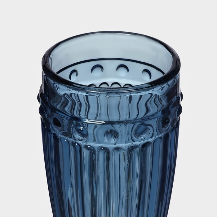 Бокал из стекла для шампанского «Босфор», 180 мл, 7×20 см, цвет синий Бокал из стекла для шампанского «Босфор», 180 мл, 7×20 см, цвет синий