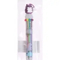 Ручка шариковая автоматическая, 10-ти цветная, Зверушки МИКС