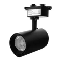 Трековый светильник Luazon lighting, TSL-102, deg, 20 Вт, 1600 Лм, 4000 K, чёрный, свечение нейтральное белое