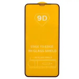 Защитное стекло для iPhone 11 Pro Max/XS Max Full Glue с рамкой 2.5D черное (25 шт./уп.)