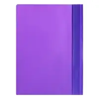 Набор папок-скоросшивателей Calligrata, А4, 120 мкм, с прозрачным верхом, 10 штук, микс