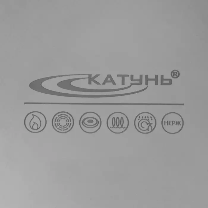 Кастрюля Катунь &laquo;Общепит&raquo;, 16 л, d=40 см, с крышкой, капсульное дно, индукция, нержавеющая сталь, хромированная