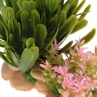 Растение искусственное аквариумное, на подставке под камень, 14&times;11&times;7 см
