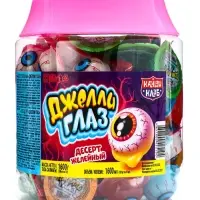 Десерт желейный "Джелли Глаз" 16г*100шт*6 банок