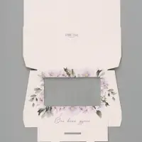 Коробка подарочная с окном &laquo;От всей души&raquo;, 20&times;12&times;4 см, самосборная