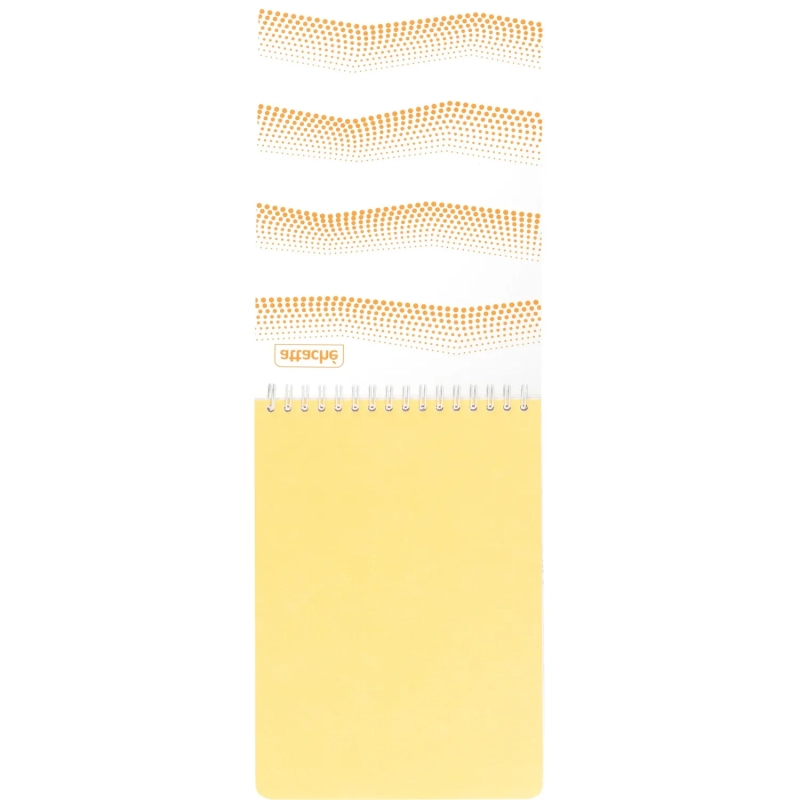 Блокнот WAVES оранжевый А5 спираль 50л. пласт.