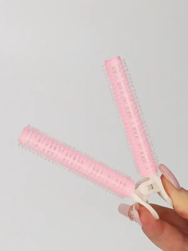 Бигуди для прикорневого объема, с зажимом, 2&times;1 см, 10.7 см, розовое