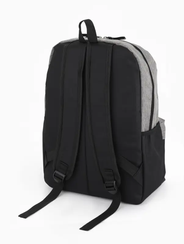 Рюкзак школьный, 1 отделение, 4 кармана, 30&times;12&times;43 см, серый